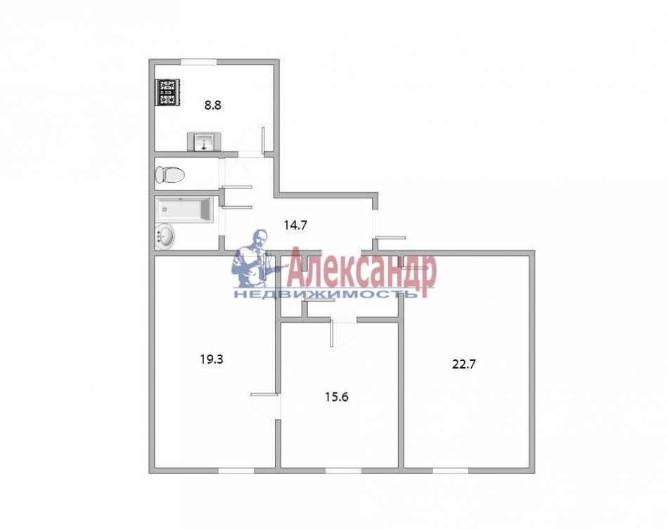 Продажа 3-комн квартиры на вторичном рынке Карташихина ул. ,  д. 10/97