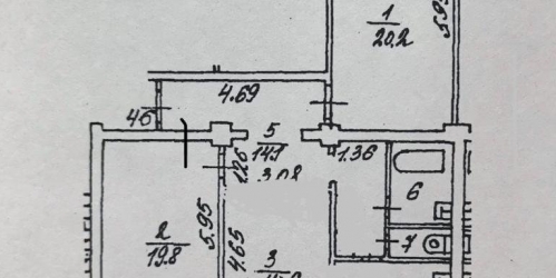 3-комн квартира Циолковского ул. ,  д. 5