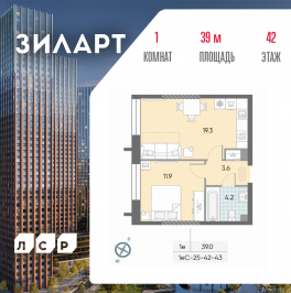 Продажа 1-комн квартиры в новостройке Автозаводская площадь, д.вл.23