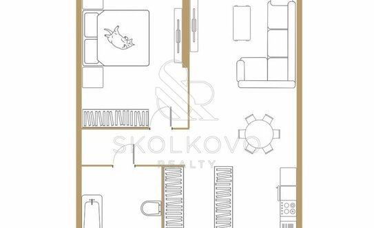 Продажа 2-комн квартиры на вторичном рынке Красногвардейский 1-й проезд,  д. 22 с1