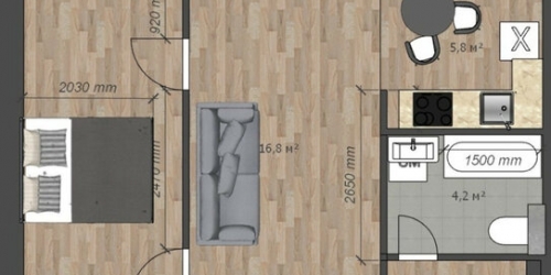 2-комн квартира улица Грузинский Вал,  д. 18/15