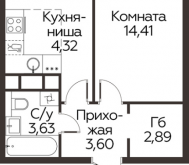 Продажа квартир в ЖК Одинцово г., Минское ш.,  к. 1.2
