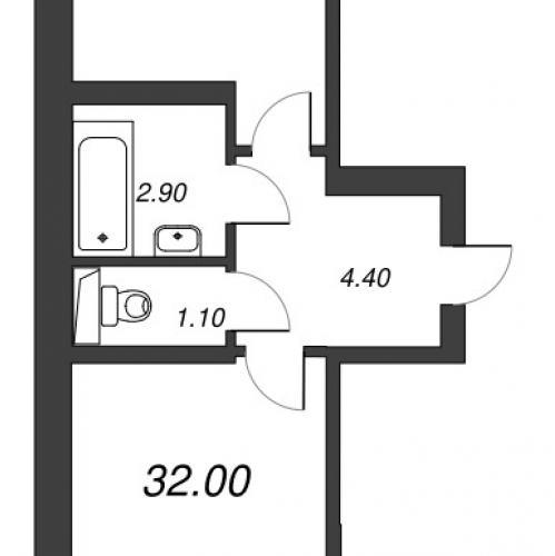1-комн квартира Новое Девяткино д., Энергетиков ул.,  к. 1