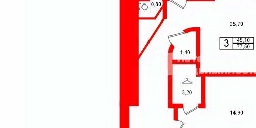 3-комн квартира 12-я Красноармейская улица, 14В