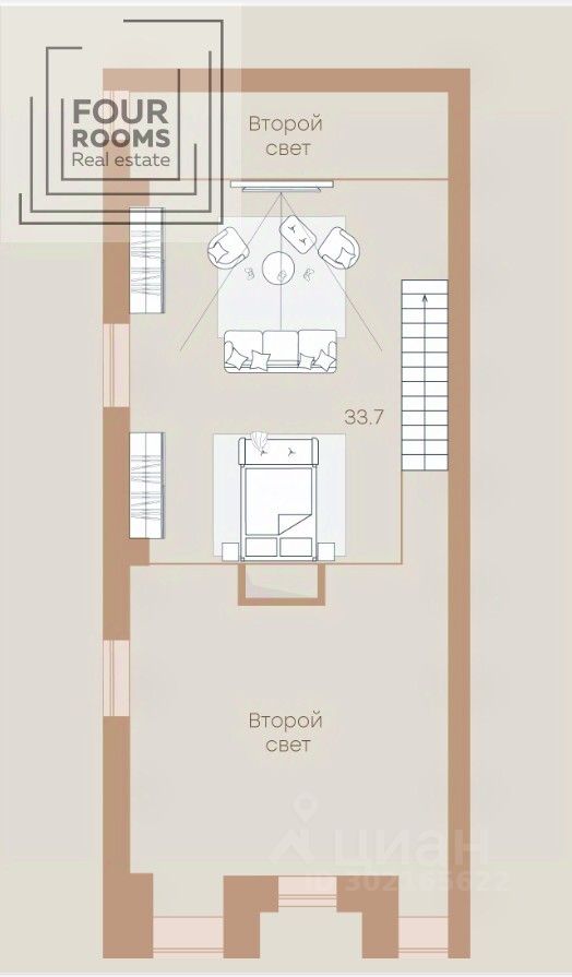 Продажа 3-комн квартиры на вторичном рынке Светлановский проспект, 45