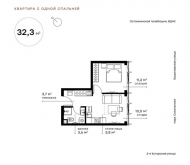 Продажа квартир в ЖК Москва г., 2-я Хуторская ул.,  к. SIENNA