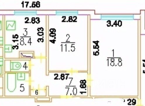 Продажа 2-комн квартиры на вторичном рынке Рублевское шоссе, 42К2