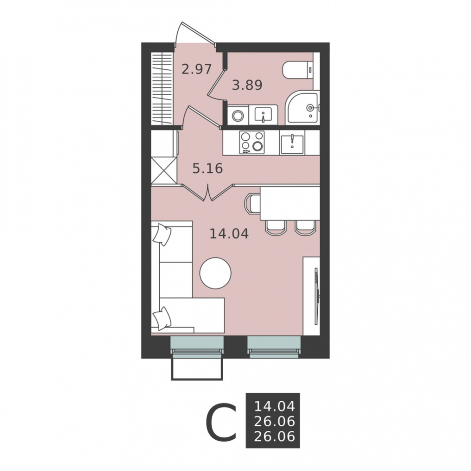 Продажа студии Химки г., Вашутинское ш.,  к. 8