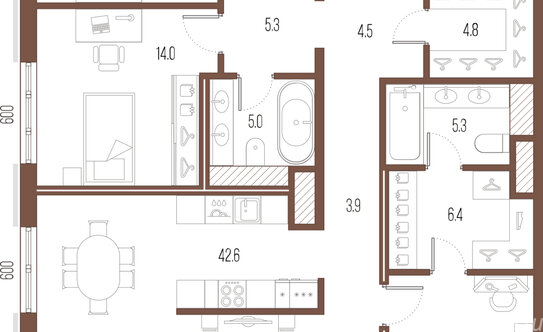 Продажа 3-комн квартиры на вторичном рынке Малоохтинский пр-кт,  д. 68а