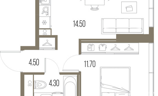 Продажа 1-комн квартиры в новостройке Ленинградское ш,  д. 57,  к. 2