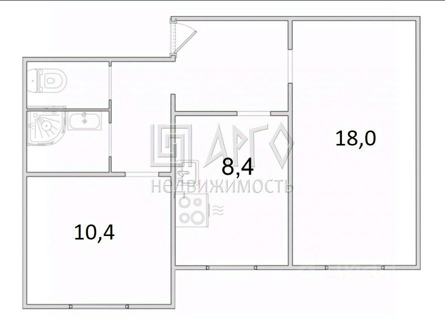 Продажа 2-комн квартиры на вторичном рынке улица Бадаева,  д. 11