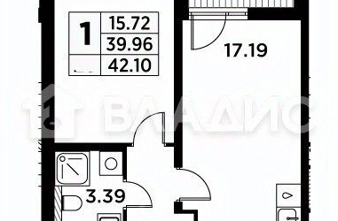 1-комн квартира Заневский проспект, 65