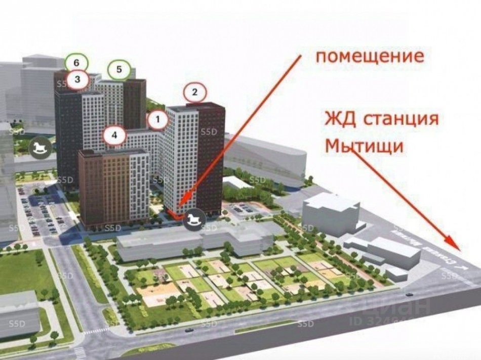 Аренда ПСН Мытищи г, Колонцова ул,  д. 2Б к4