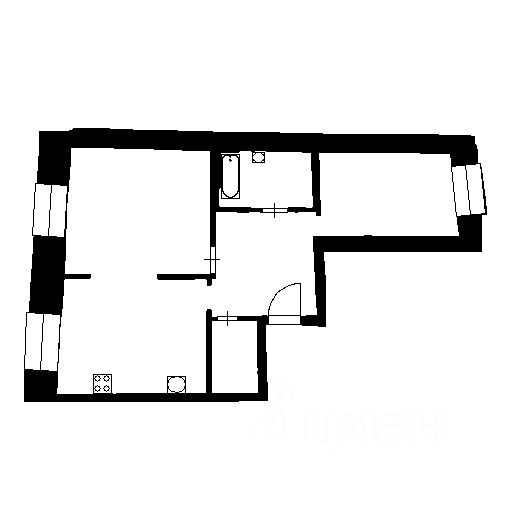 Продажа 2-комн квартиры на вторичном рынке Кудрово г., проспект Строителей, 6