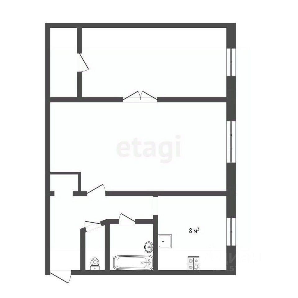 Продажа 2-комн квартиры на вторичном рынке Пушкин, улица Красной Звезды, 19а