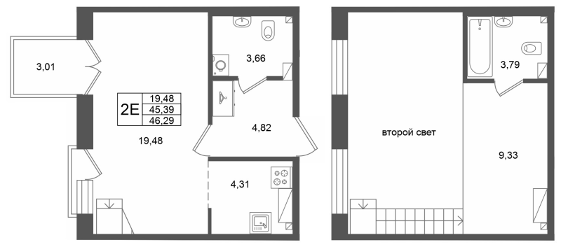 Продажа 1-комн квартиры в новостройке Санкт-Петербург г., 26-я линия В.О.,  к. 1