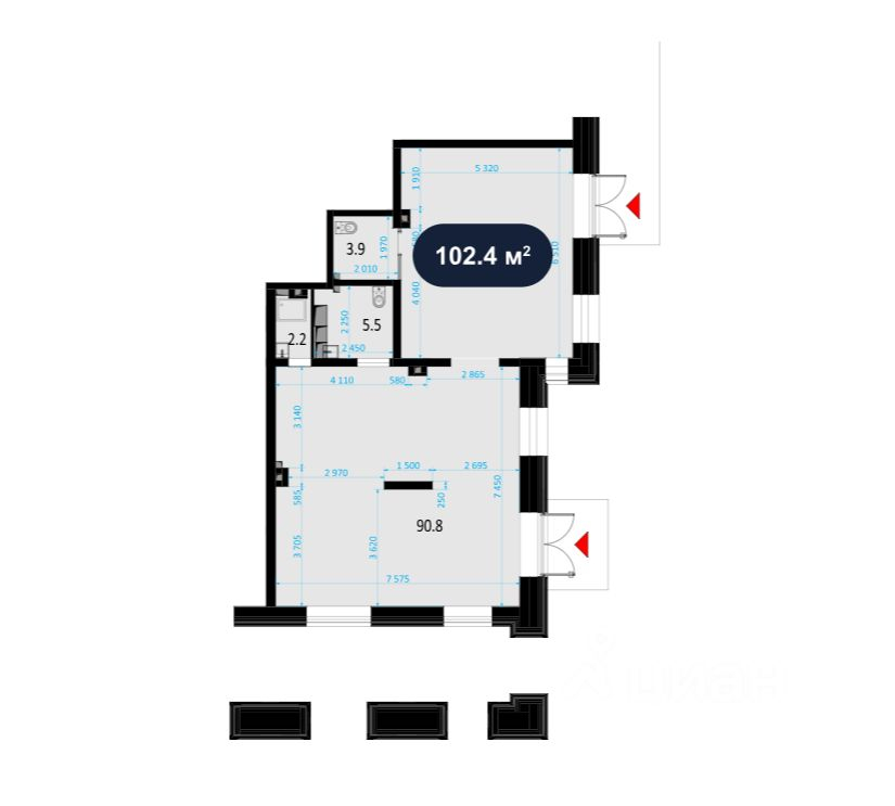 Аренда торгового помещения улица Ротмистрова,  д. 2 к4