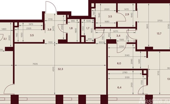 Продажа 3-комн квартиры в новостройке улица Серпуховский Вал,  д. вл7
