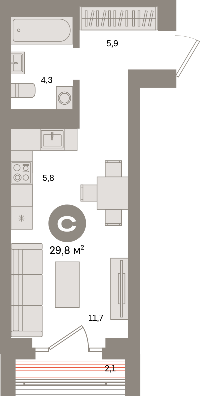 Продажа студии Москва г., Тагильская ул.,  к. 2