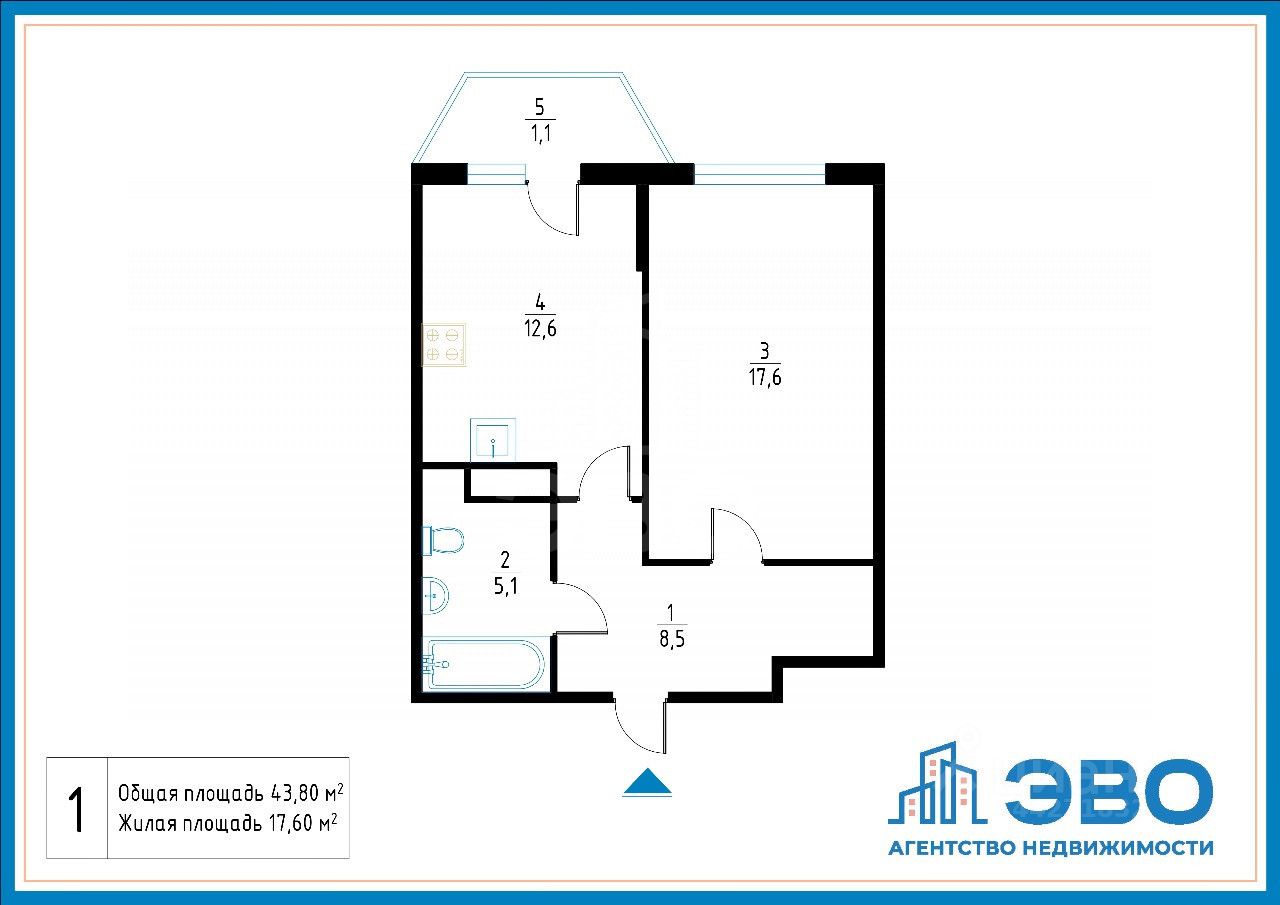 Продажа 1-комн квартиры на вторичном рынке Мурино, улица Шоссе в Лаврики, 78к3
