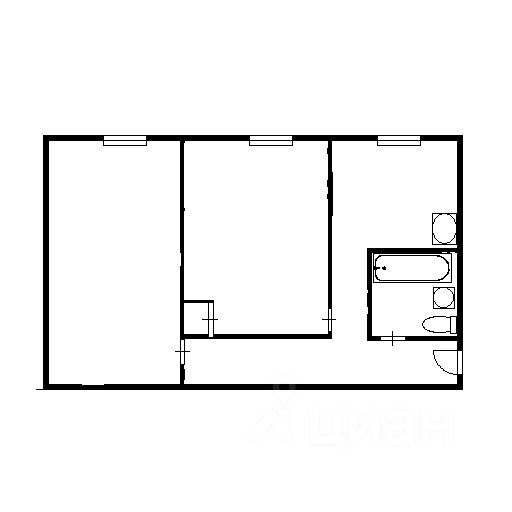Аренда 2-комн квартиры на вторичном рынке Мытищи, Новомытищинский проспект, 41к3