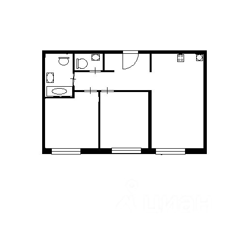 Аренда 2-комн квартиры на вторичном рынке Складочная улица, 6к3