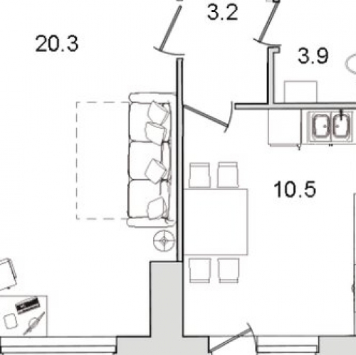 1-комн квартира ул Кустодиева,  д. 7,  к. 1