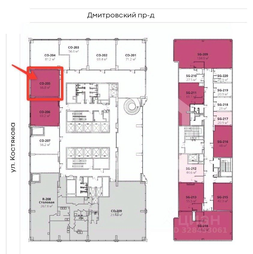 Продажа торгового помещения Дмитровский проезд,  д. 3,  к. 4