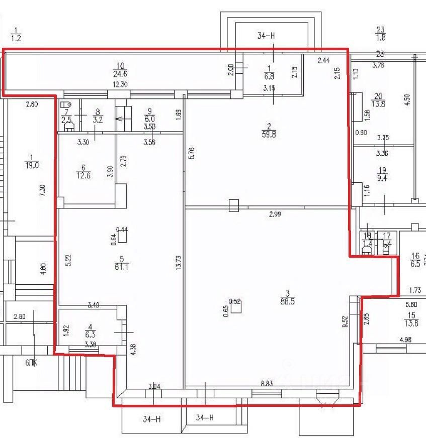 Продажа торгового помещения Художников пр-кт,  д. 30 к1
