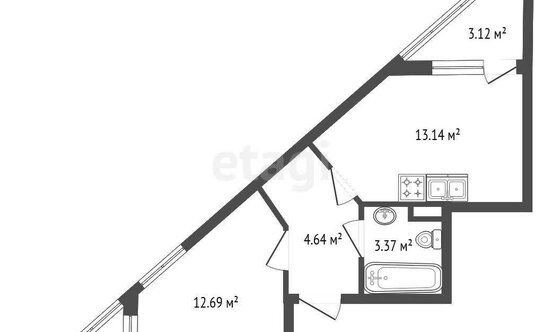 Продажа 1-комн квартиры на вторичном рынке Планерная улица
