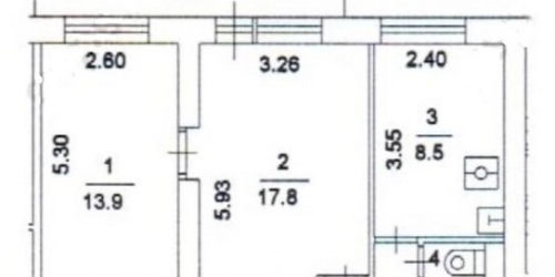 2-комн квартира ул Головачёва,  д. 7,  к. 1