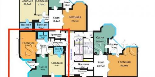 2-комн квартира улица Архитектора Власова,  д. 6