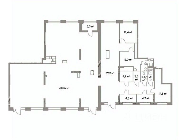 Продажа торгового помещения Котляковский 2-й пер,  д. 1,  к. 18