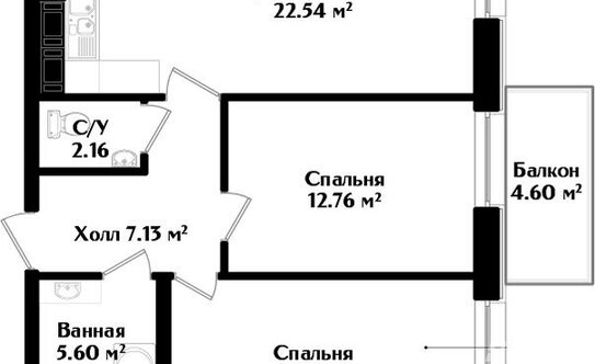 Продажа 2-комн квартиры в новостройке Малодетскосельский пр-кт,  д. 42