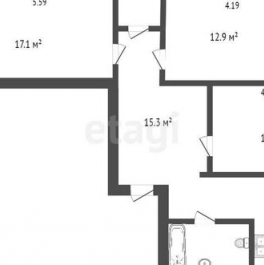 Продажа 3-комн квартиры на вторичном рынке Гатчина г, Мариенбург сад,  д. 11