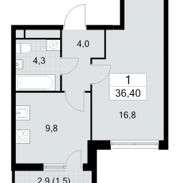 Продажа 1-комн квартиры в новостройке Москва г., Бартеневская ул., к. 2.1 Продажа 1-комн квартиры в новостройке Москва г., Бартеневская ул., к. 2.1