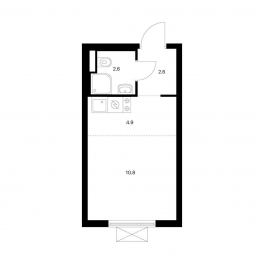Продажа студии Мытищи, Яуза Парк, корп. 8