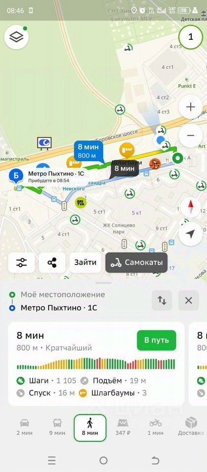 Аренда 1-комн квартиры на вторичном рынке улица Летчика Ульянина, 7А