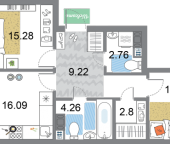 Продать Квартиры в новостройке Санкт-Петербург г., Глухарская ул.   3