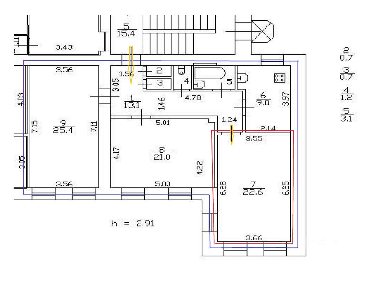 Продажа комнаты Дерптский переулок, 11