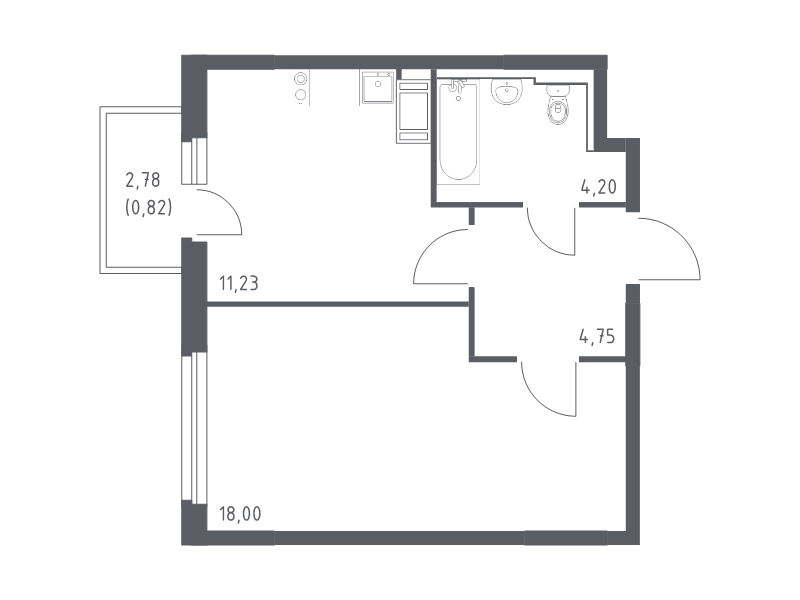 Продажа 1-комн квартиры в новостройке Колпино г., Загородная ул.,  к. 33