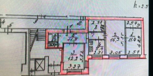 3-комн квартира Авангардная улица,  д. 13