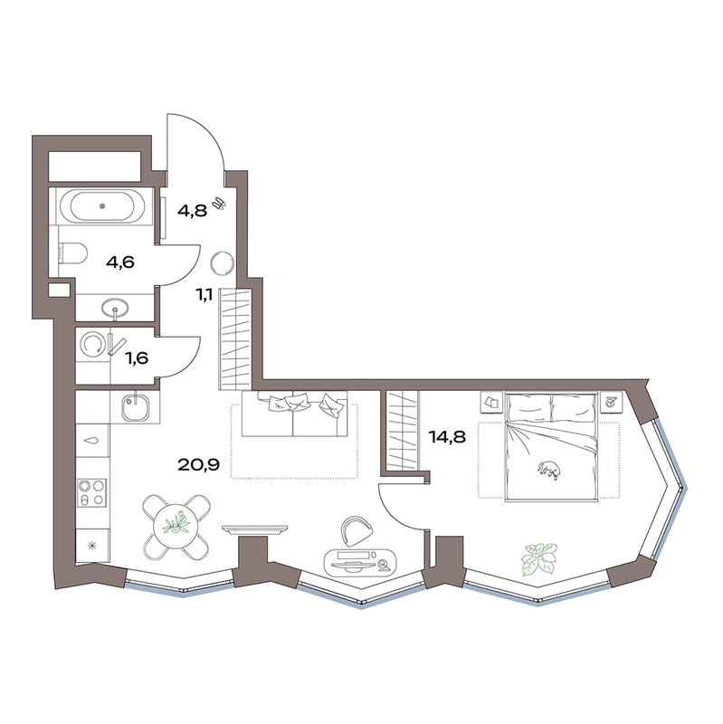 Продажа 1-комн квартиры в новостройке Москва г., Дубнинская ул.,  к. 14