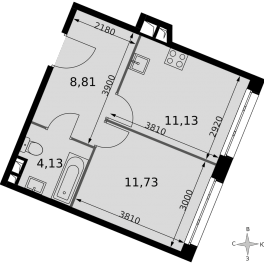 Продажа 1-комн квартиры в новостройке дер. Говорово