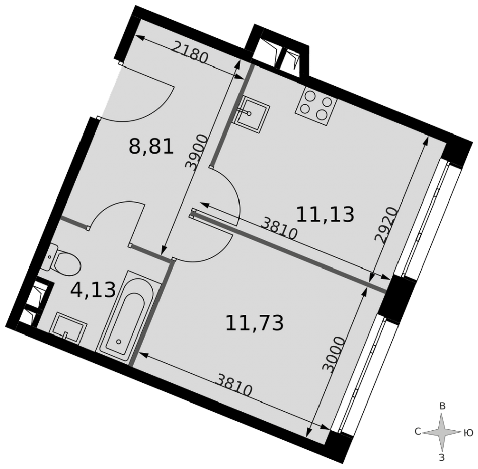 Продажа 1-комн квартиры в новостройке дер. Говорово
