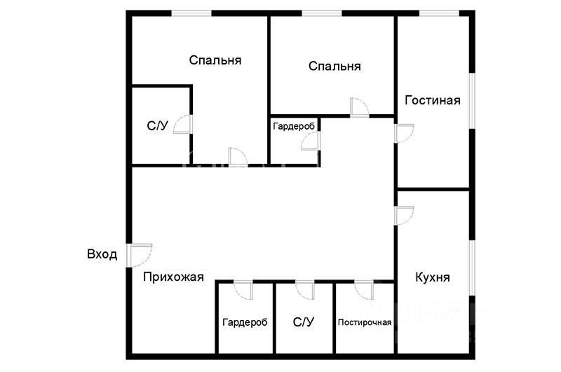 Аренда 3-комн квартиры на вторичном рынке Мосфильмовская улица, 8