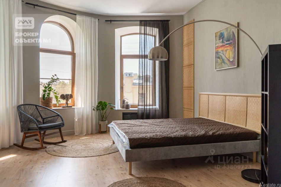 Аренда 3-комн квартиры на вторичном рынке улица Писарева,  д. 10