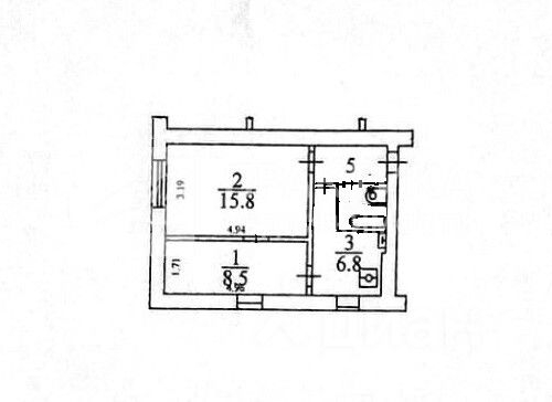 2-комн квартира Опалиха мкр, Большевистская улица, 12