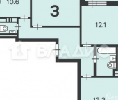 Продать Квартиры вторичка улица Кедрова  16 к3 