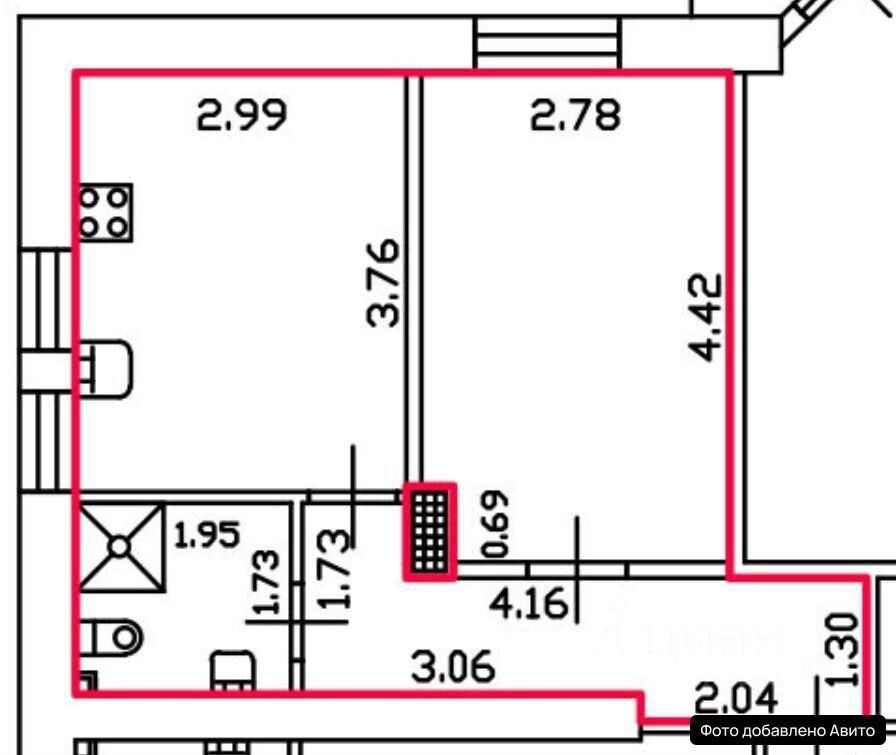 Продажа 1-комн квартиры на вторичном рынке Тосно г., улица Максима Горького, 2